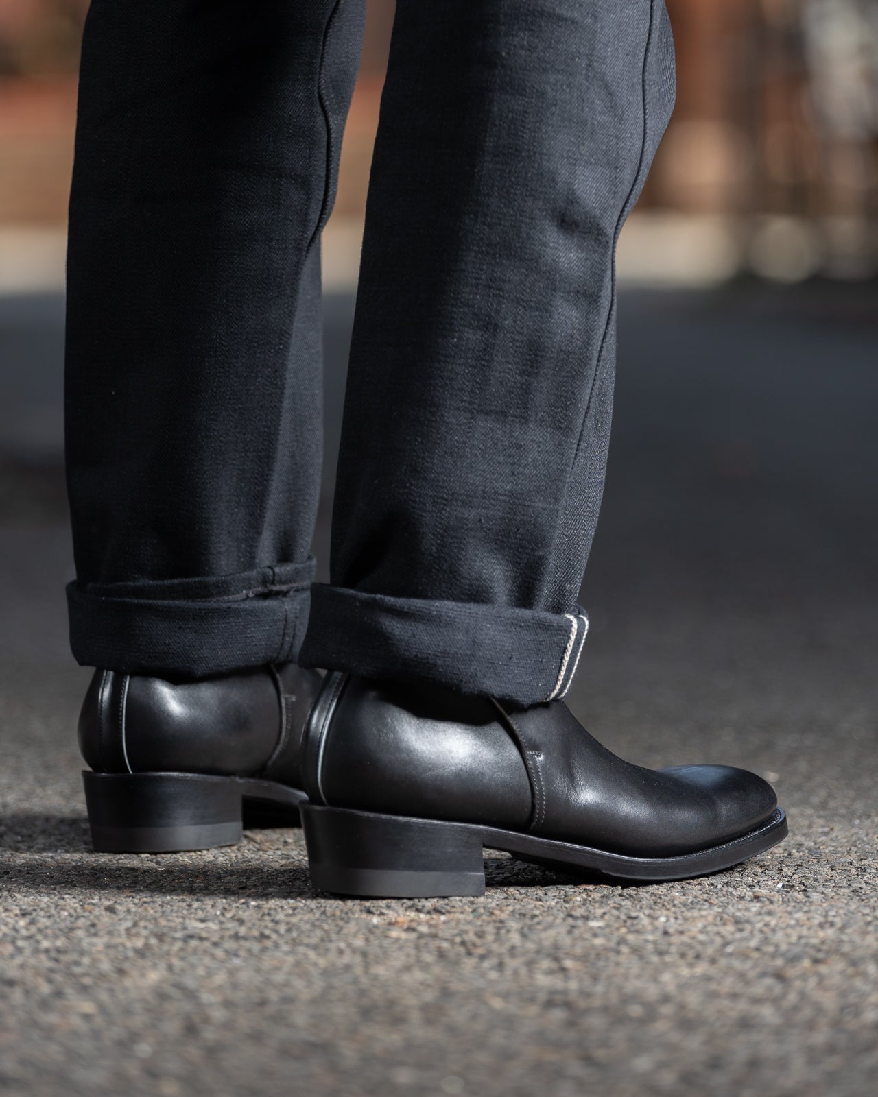 Clinch Boots Jodhpur Boot - Black Overdyed Horsebutt - CN Last - Standard & Strange