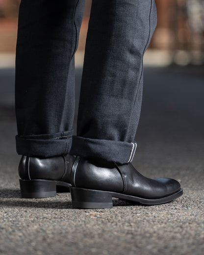 Clinch Boots Jodhpur Boot - Black Overdyed Horsebutt - CN Last - Standard & Strange