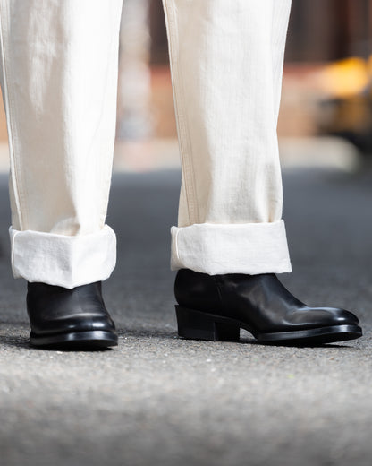 Clinch Boots Jodhpur Boot - Black Overdyed Horsebutt - CN Last - Standard & Strange