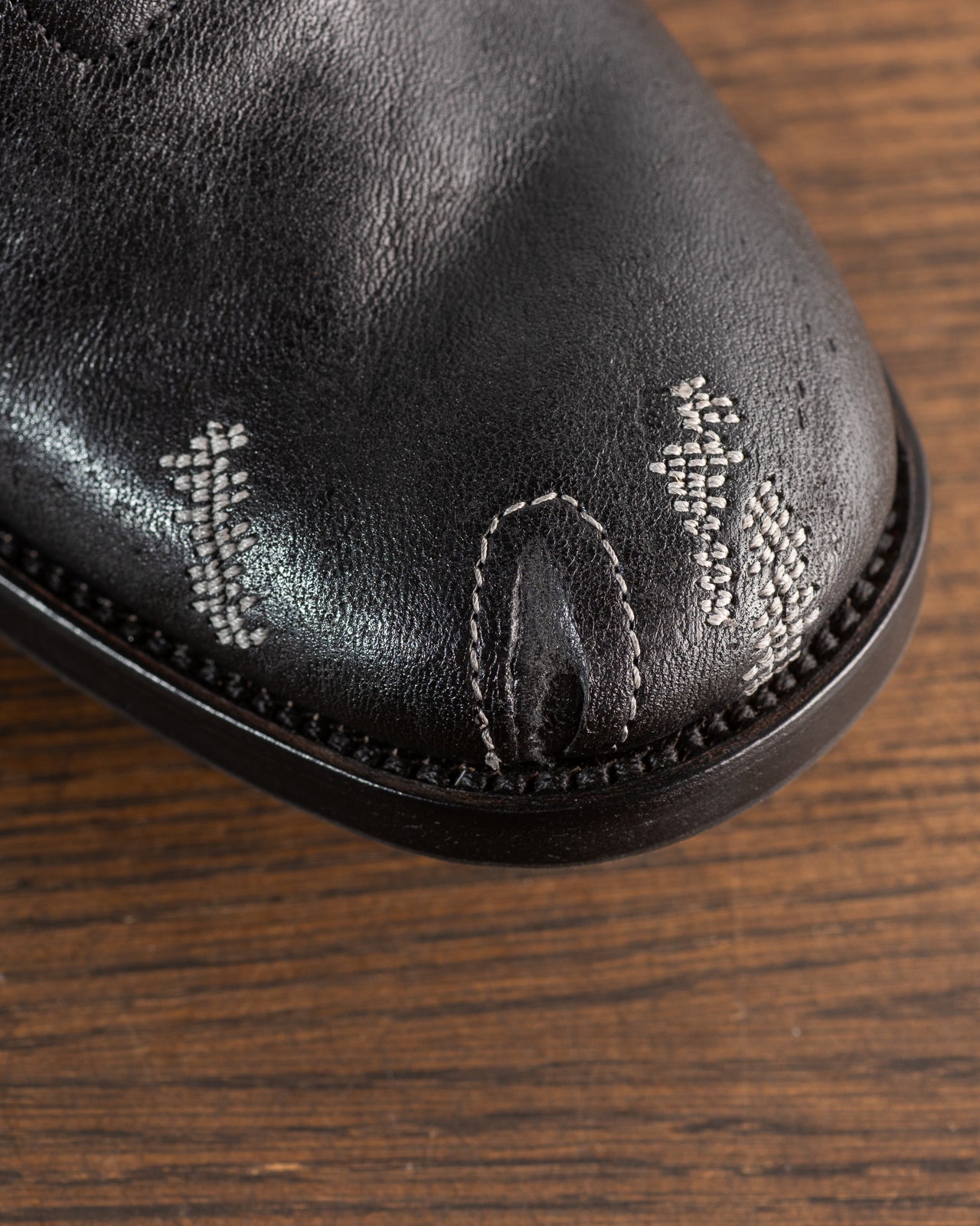 Clinch Boots DITWOL Milne Boots - Black Patchwork Deerskin - FR Last - Standard & Strange