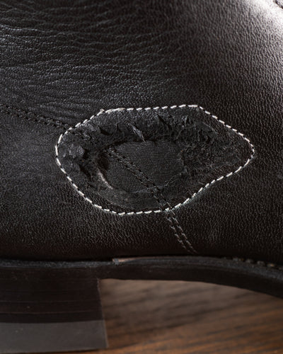 Clinch Boots DITWOL Milne Boots - Black Patchwork Deerskin - FR Last - Standard & Strange