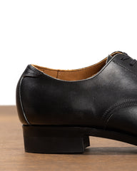 Clinch Boots Service Shoe - Black Calf - MIL-WIDE Last - Standard & Strange
