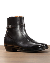 Clinch Boots Jodhpur Boot - Black Overdyed Horsebutt - CN Last - Standard & Strange