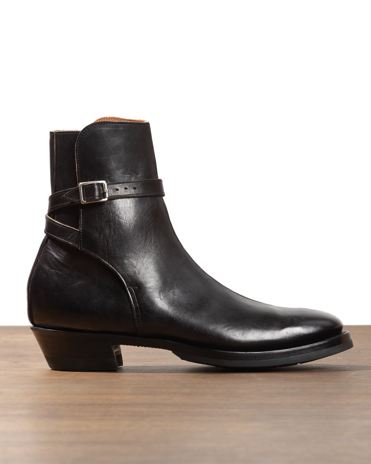 Clinch Boots Jodhpur Boot - Black Overdyed Horsebutt - CN Last - Standard & Strange