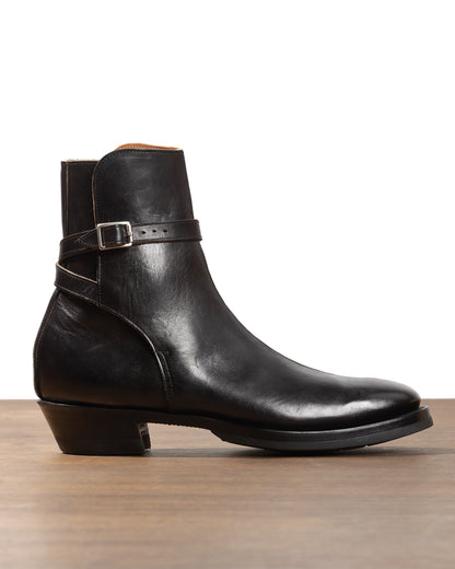 Clinch Boots Jodhpur Boot - Black Overdyed Horsebutt - CN Last - Standard & Strange