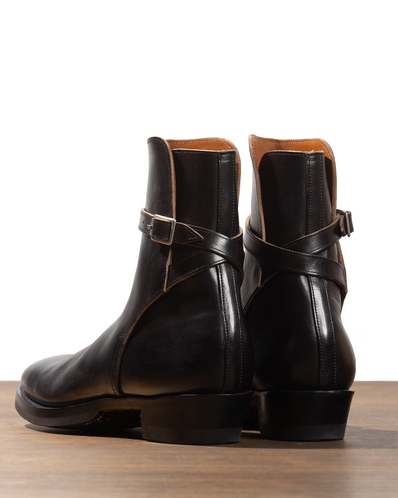 Clinch Boots Jodhpur Boot - Black Overdyed Horsebutt - CN Last - Standard & Strange