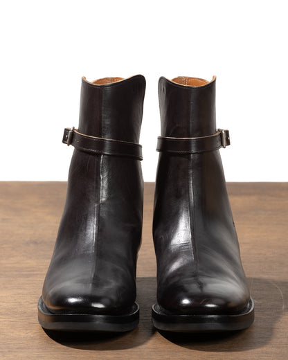 Clinch Boots Jodhpur Boot - Black Overdyed Horsebutt - CN Last - Standard & Strange