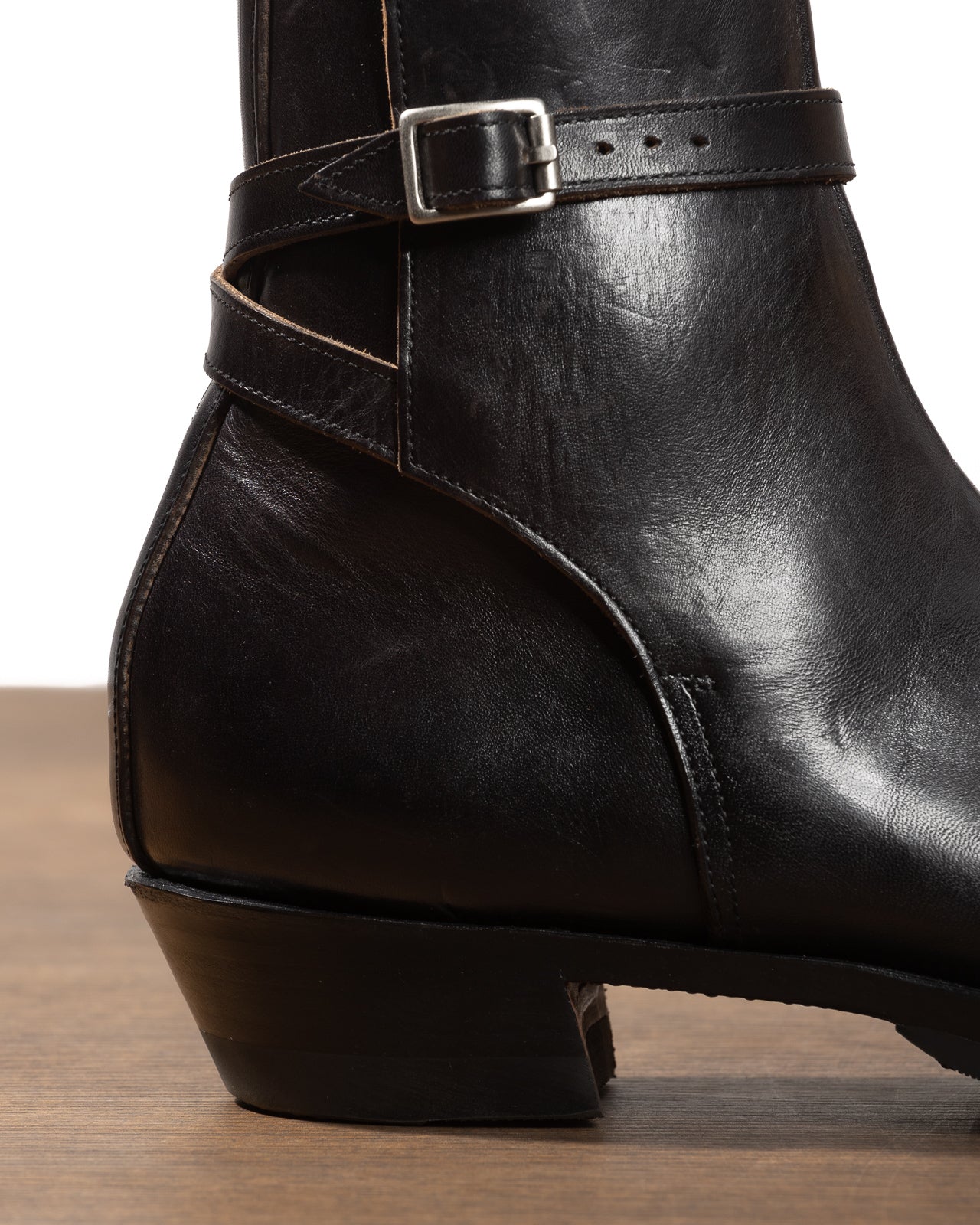 Clinch Boots Jodhpur Boot - Black Overdyed Horsebutt - CN Last 