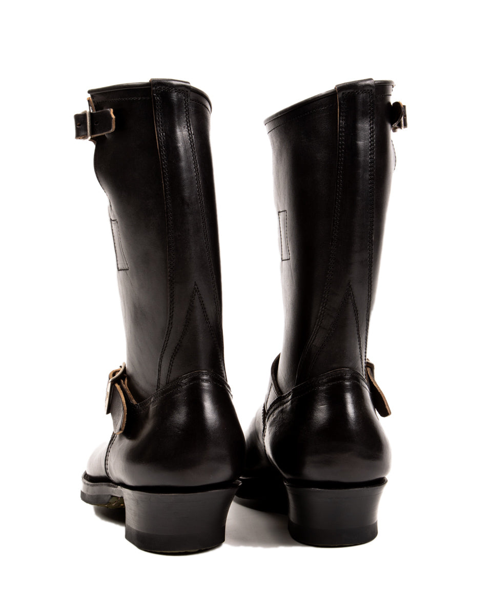 Clinch Boots Engineer Boots - Black Overdyed Horsebutt - CN Wide Last - Standard & Strange