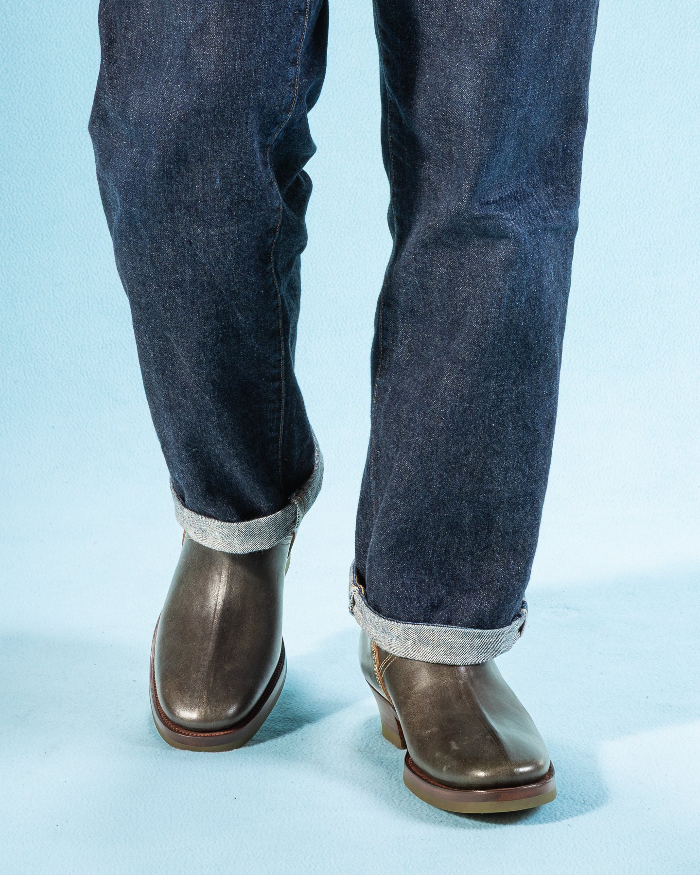 Clinch Boots Engineer Boots - Green Overdyed Horsebutt - CN Wide Last - Standard & Strange