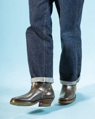 Clinch Boots Engineer Boots - Green Overdyed Horsebutt - CN Wide Last - Standard & Strange