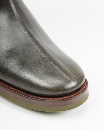 Clinch Boots Engineer Boots - Green Overdyed Horsebutt - CN Wide Last - Standard & Strange