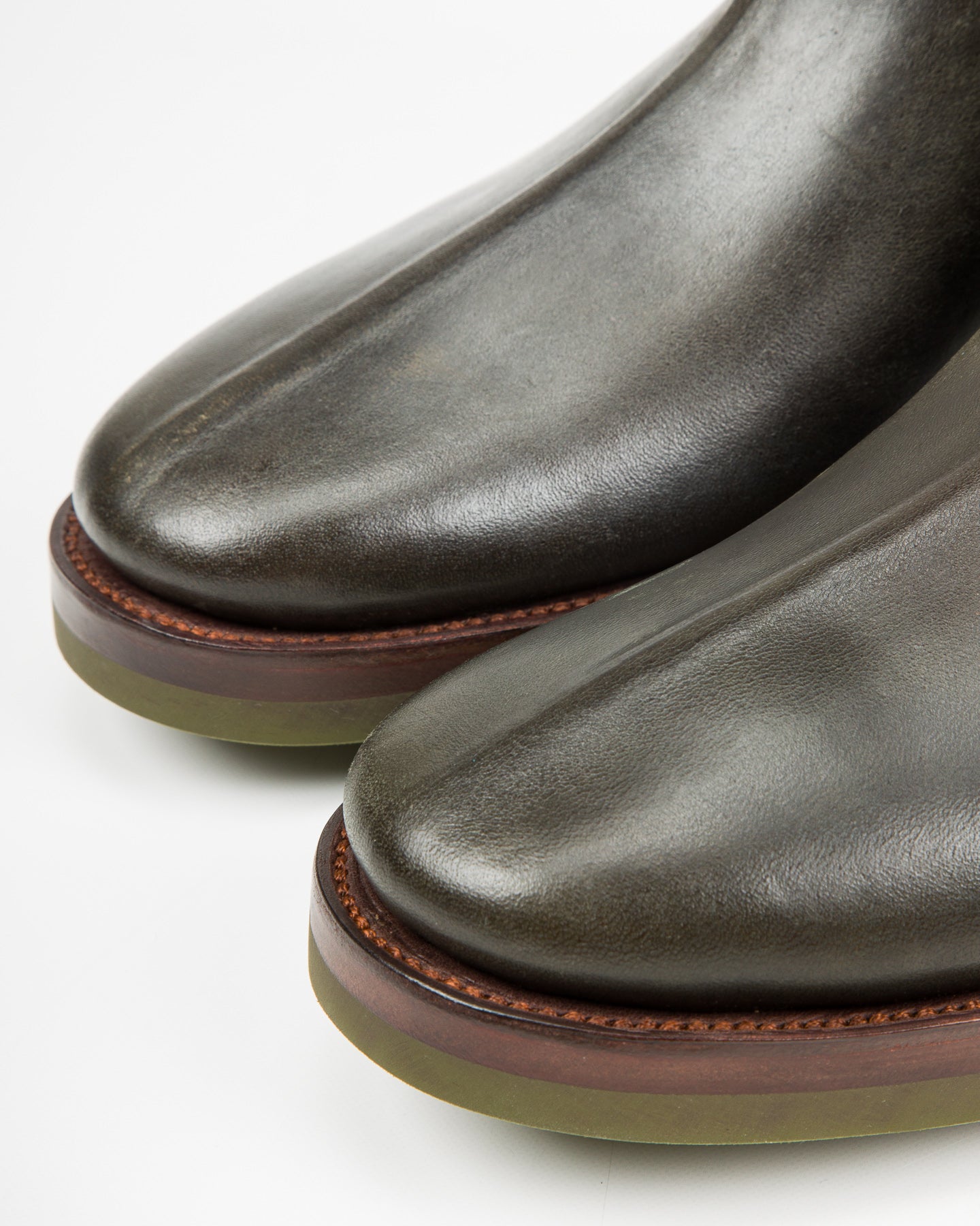 Clinch Boots Engineer Boots - Green Overdyed Horsebutt - CN Wide Last - Standard & Strange