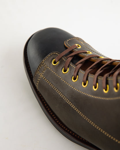 Clinch Boots Gary Boots - Dark Green Overdyed Horsebutt - CN-Wide Soft-Toe Last - Standard & Strange