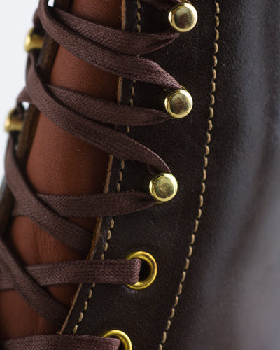 Clinch Boots Gary Boots - Dark Green Overdyed Horsebutt - CN-Wide Soft-Toe Last - Standard & Strange