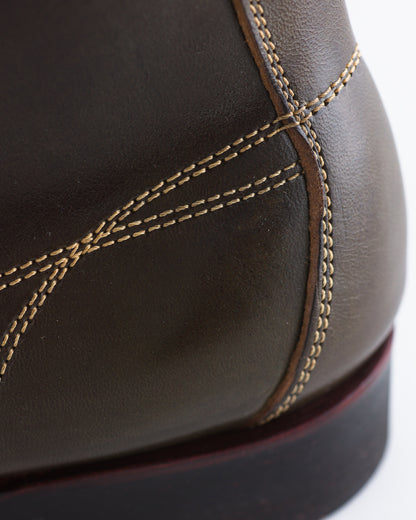 Clinch Boots Gary Boots - Dark Green Overdyed Horsebutt - CN-Wide Soft-Toe Last - Standard & Strange