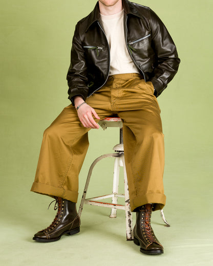 Clinch Boots Gary Boots - Dark Green Overdyed Horsebutt - CN-Wide Soft-Toe Last - Standard & Strange