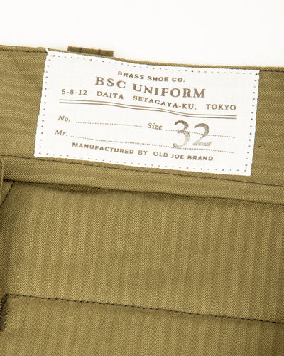 Clinch Boots BSC Uniform Light Moleskin French Work Pants - Green - Standard & Strange