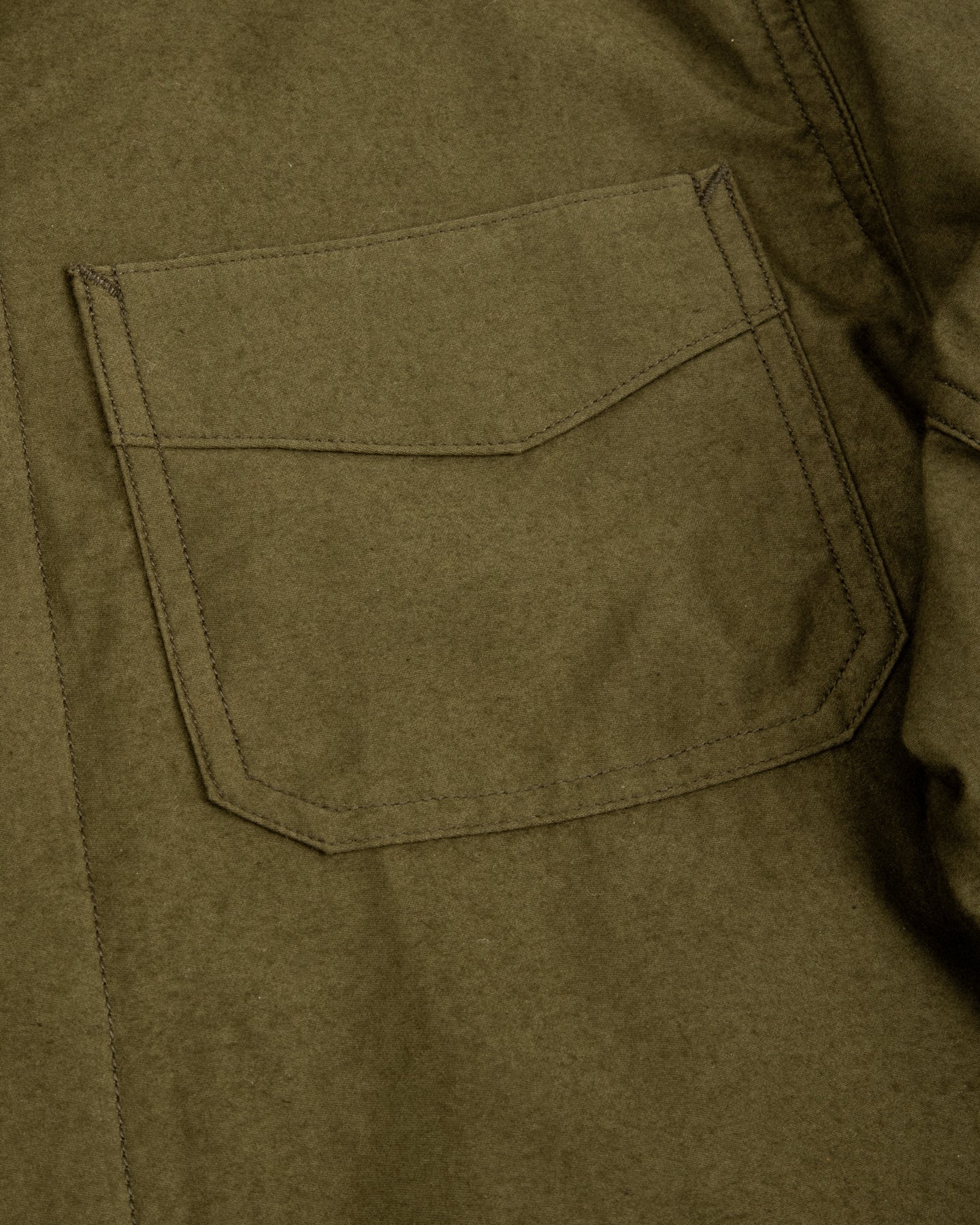 Clinch Boots BSC Uniform Light Moleskin French Zip Jacket - Green - Standard & Strange
