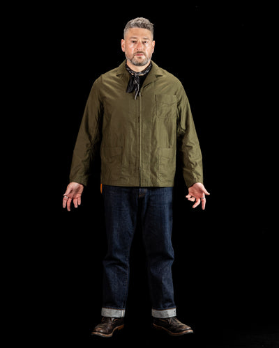 Clinch Boots BSC Uniform Light Moleskin French Zip Jacket - Green - Standard & Strange