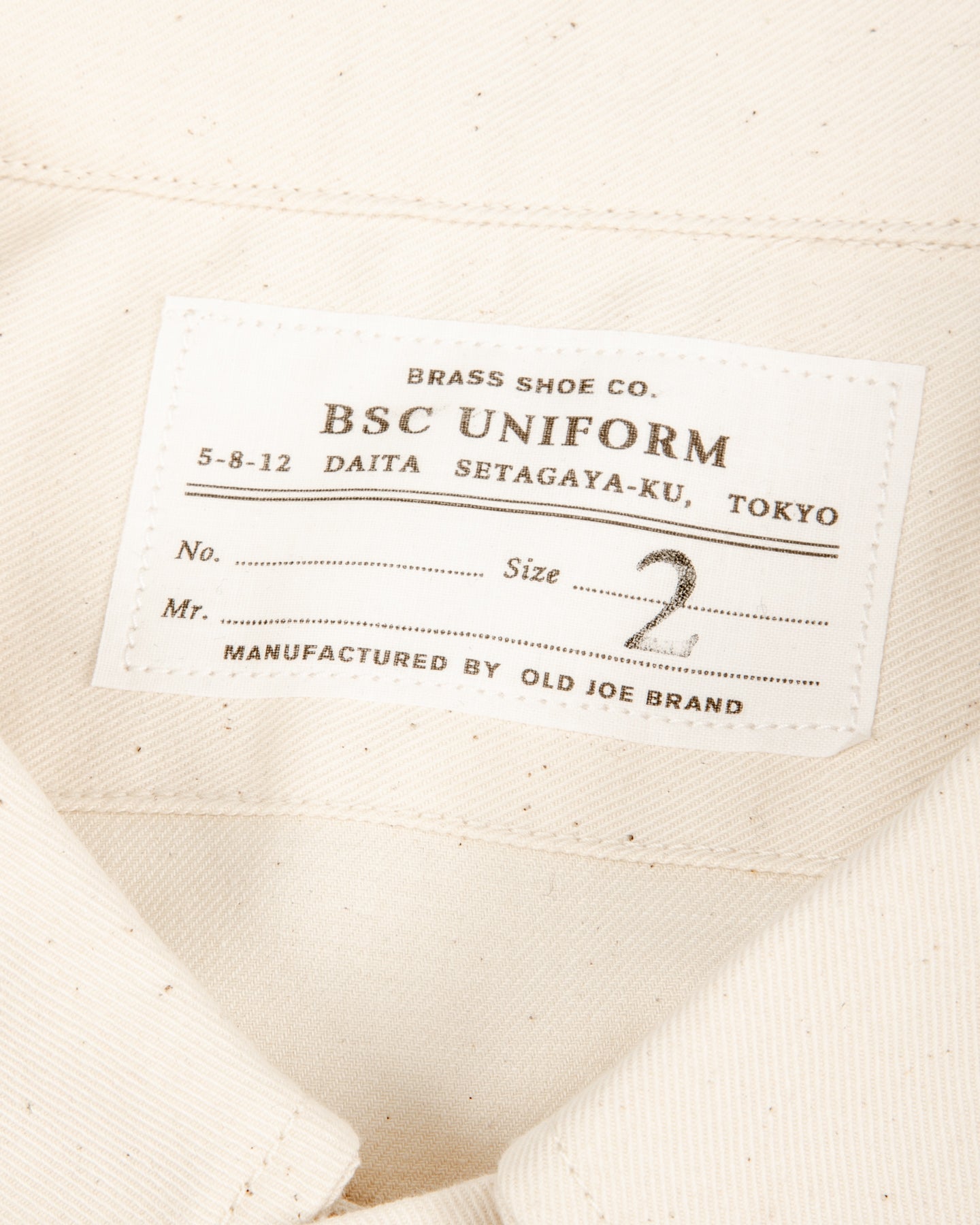 Clinch Boots BSC Uniform Split Jumpsuit Jacket - Off White - Standard & Strange