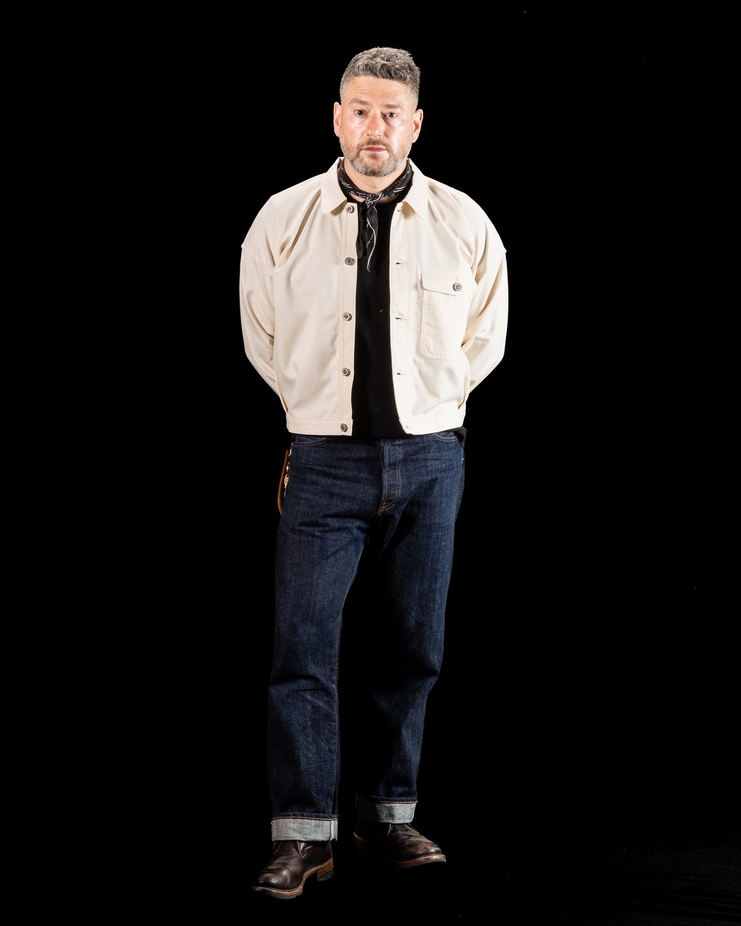 Clinch Boots BSC Uniform Split Jumpsuit Jacket - Off White - Standard & Strange