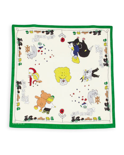 Kapital Color Bandanna (PECKISH RAINBOWY PARK) - Green - Standard & Strange