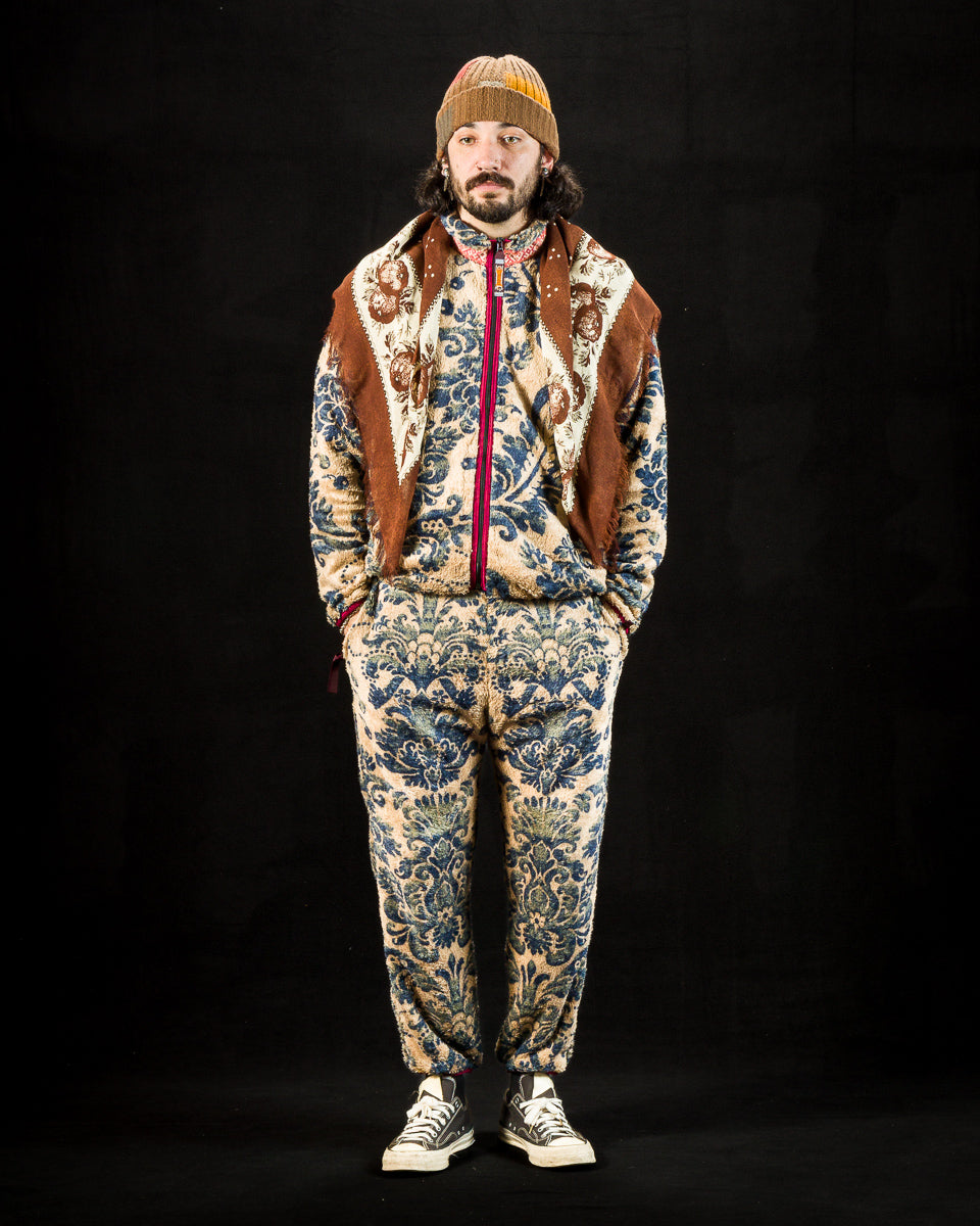 Kapital DAMASK Fleece ZIP Blouson - Beige - Standard & Strange