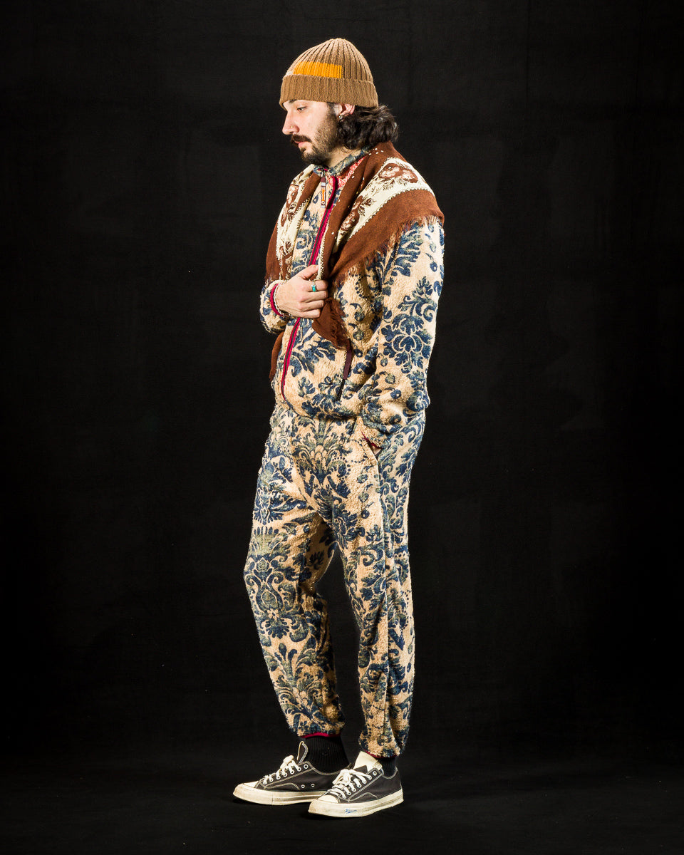 Kapital DAMASK Fleece ZIP Blouson - Beige - Standard & Strange