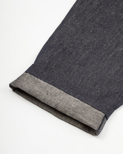 De Bonne Facture Balloon Trousers - Indigo Blue Linen Denim - Standard & Strange