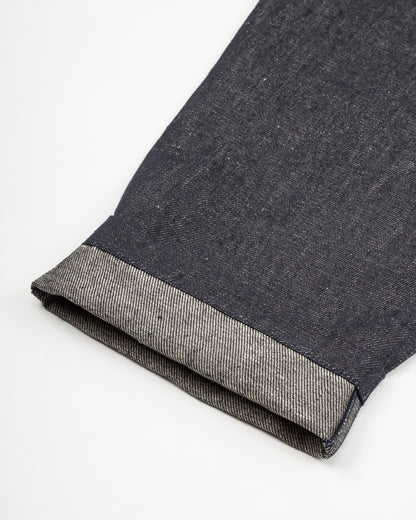 De Bonne Facture Balloon Trousers - Indigo Blue Linen Denim - Standard & Strange