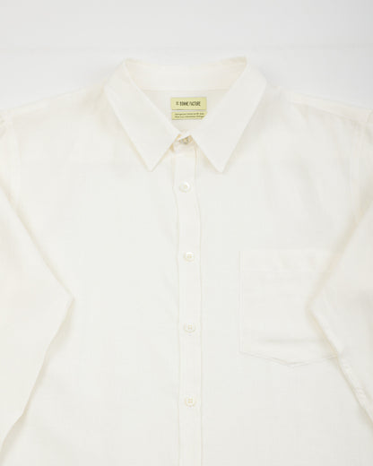 De Bonne Facture Essential Shirt - Off White Belgian Light Linen - Standard & Strange