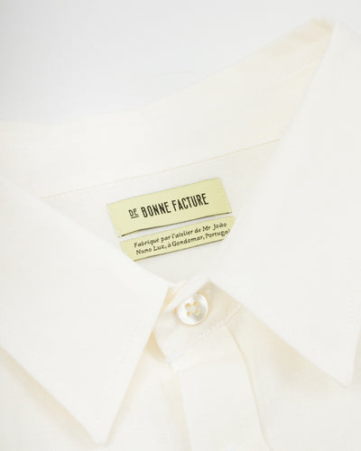 De Bonne Facture Essential Shirt - Off White Belgian Light Linen - Standard & Strange