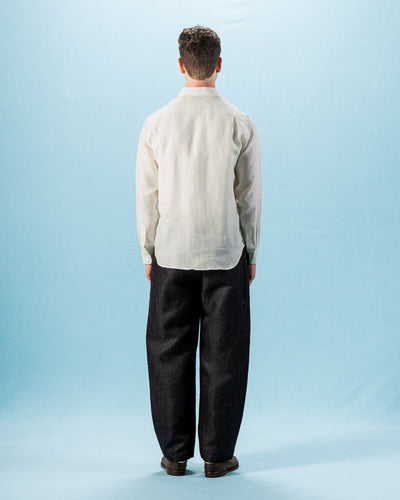De Bonne Facture Essential Shirt - Off White Belgian Light Linen - Standard & Strange