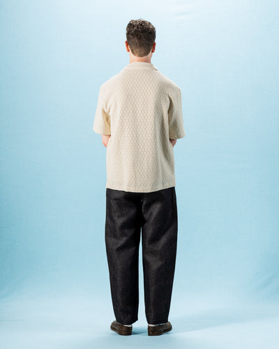 De Bonne Facture Holiday Shirt - Undyed Cotton Crochet Weave - Standard & Strange