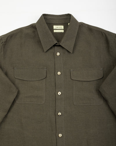 De Bonne Facture Two Pocket Overshirt - Arabica Belgian Linen - Standard & Strange