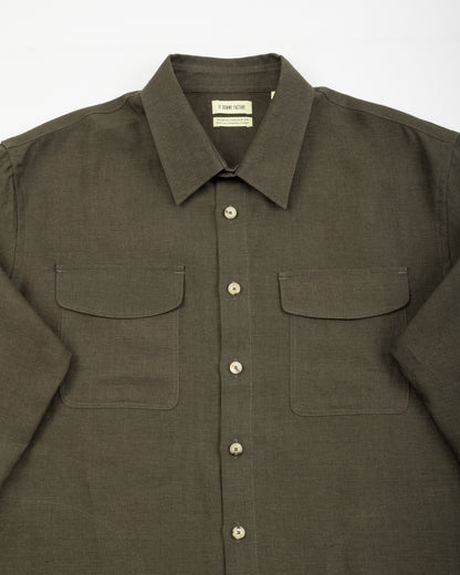 De Bonne Facture Two Pocket Overshirt - Arabica Belgian Linen - Standard & Strange