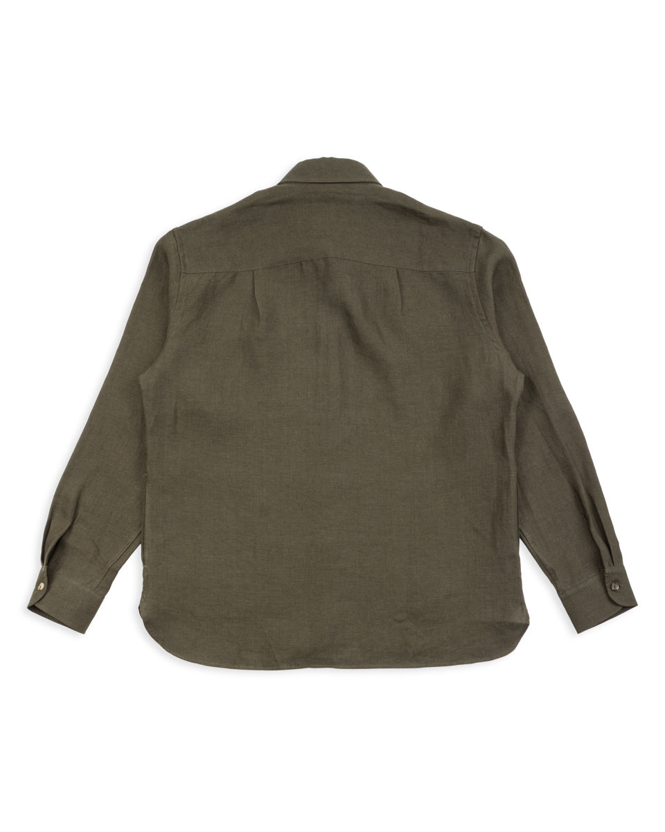De Bonne Facture Two Pocket Overshirt - Arabica Belgian Linen - Standard & Strange