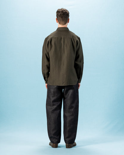 De Bonne Facture Two Pocket Overshirt - Arabica Belgian Linen - Standard & Strange