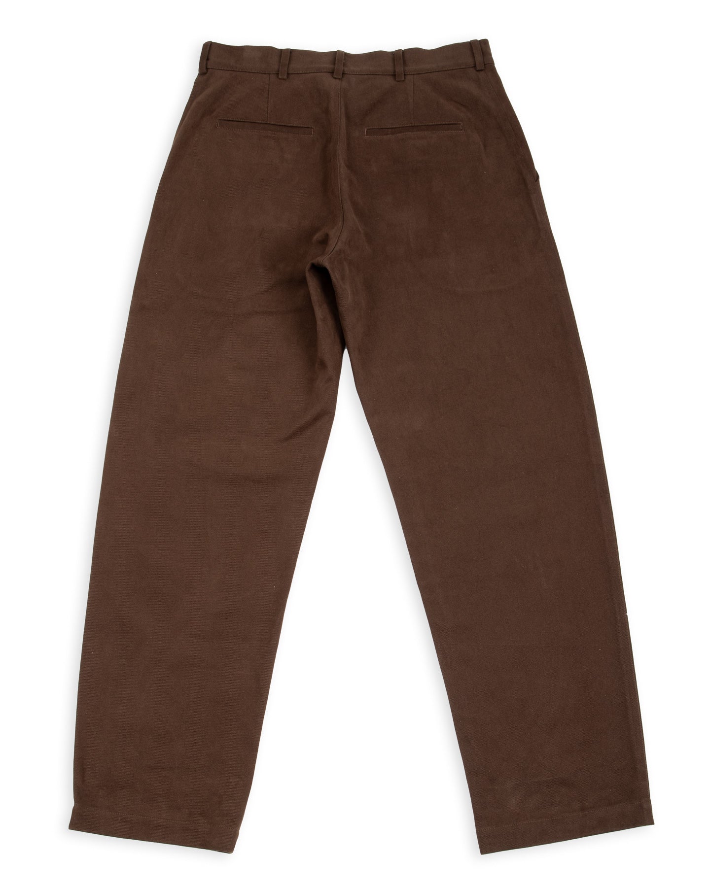 De Bonne Facture Balloon Trousers - Bark Brown Heavy Cotton Drill - Standard & Strange
