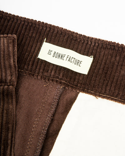 De Bonne Facture Balloon Trousers - Brown Corduroy - Standard & Strange