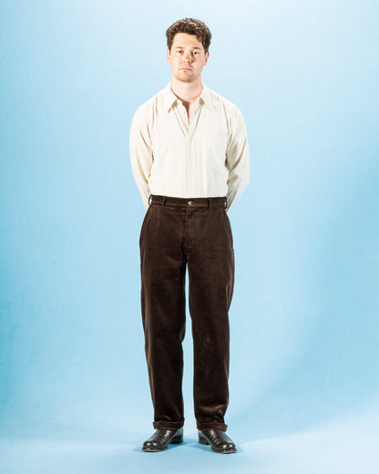 De Bonne Facture Balloon Trousers - Brown Corduroy - Standard & Strange