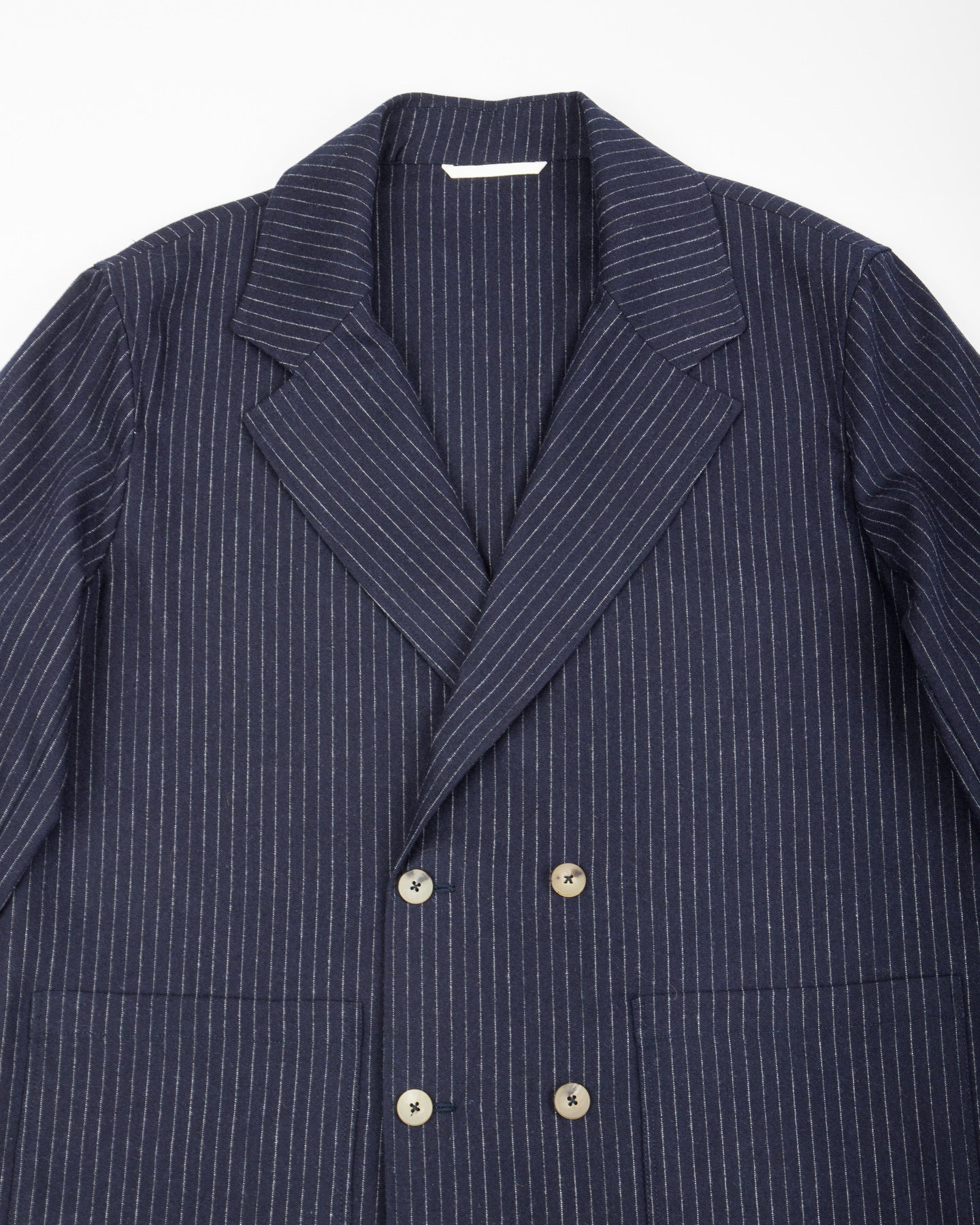 Double Breasted Jacket - Navy Pinstripe – Standard & Strange