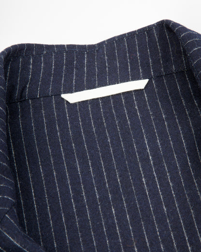 De Bonne Facture Double Breasted Jacket - Navy Pinstripe - Standard & Strange