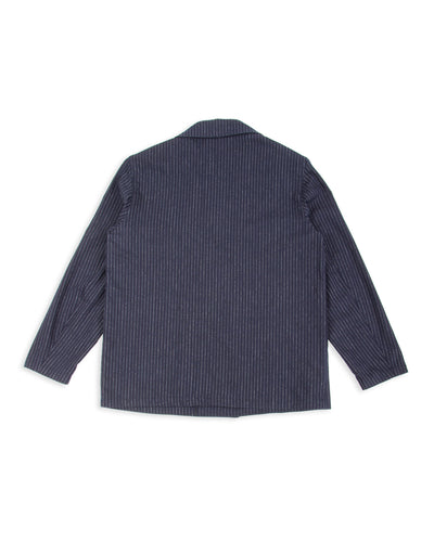 De Bonne Facture Double Breasted Jacket - Navy Pinstripe - Standard & Strange