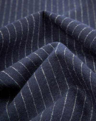 De Bonne Facture Double Breasted Jacket - Navy Pinstripe - Standard & Strange