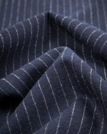 De Bonne Facture Double Breasted Jacket - Navy Pinstripe - Standard & Strange