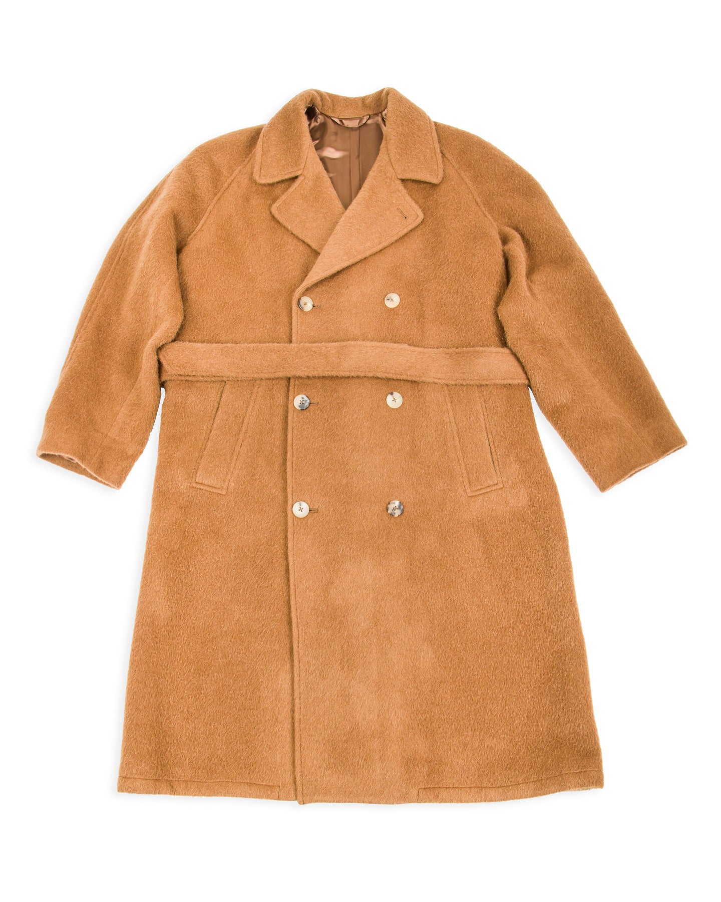 De Bonne Facture Grandad Coat - Pecan Alpaca - Standard & Strange