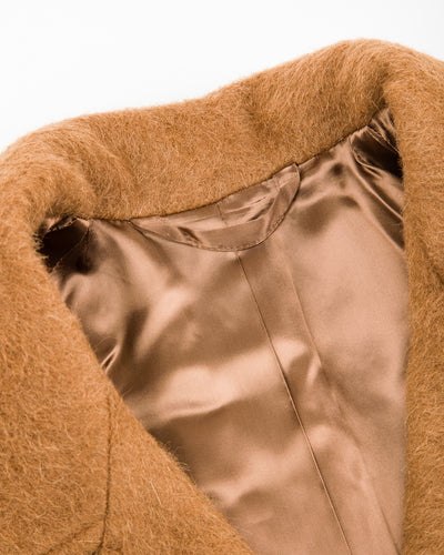 De Bonne Facture Grandad Coat - Pecan Alpaca - Standard & Strange