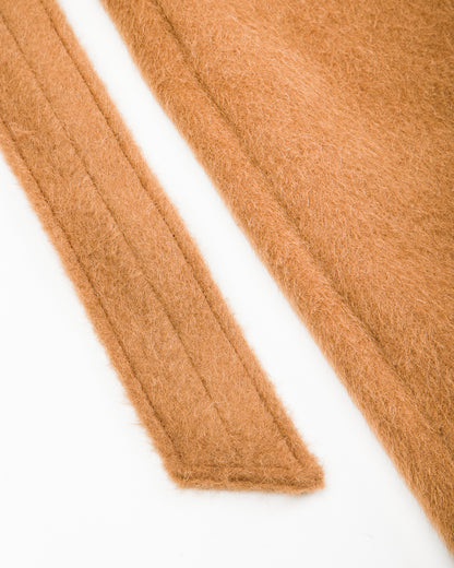 De Bonne Facture Grandad Coat - Pecan Alpaca - Standard & Strange